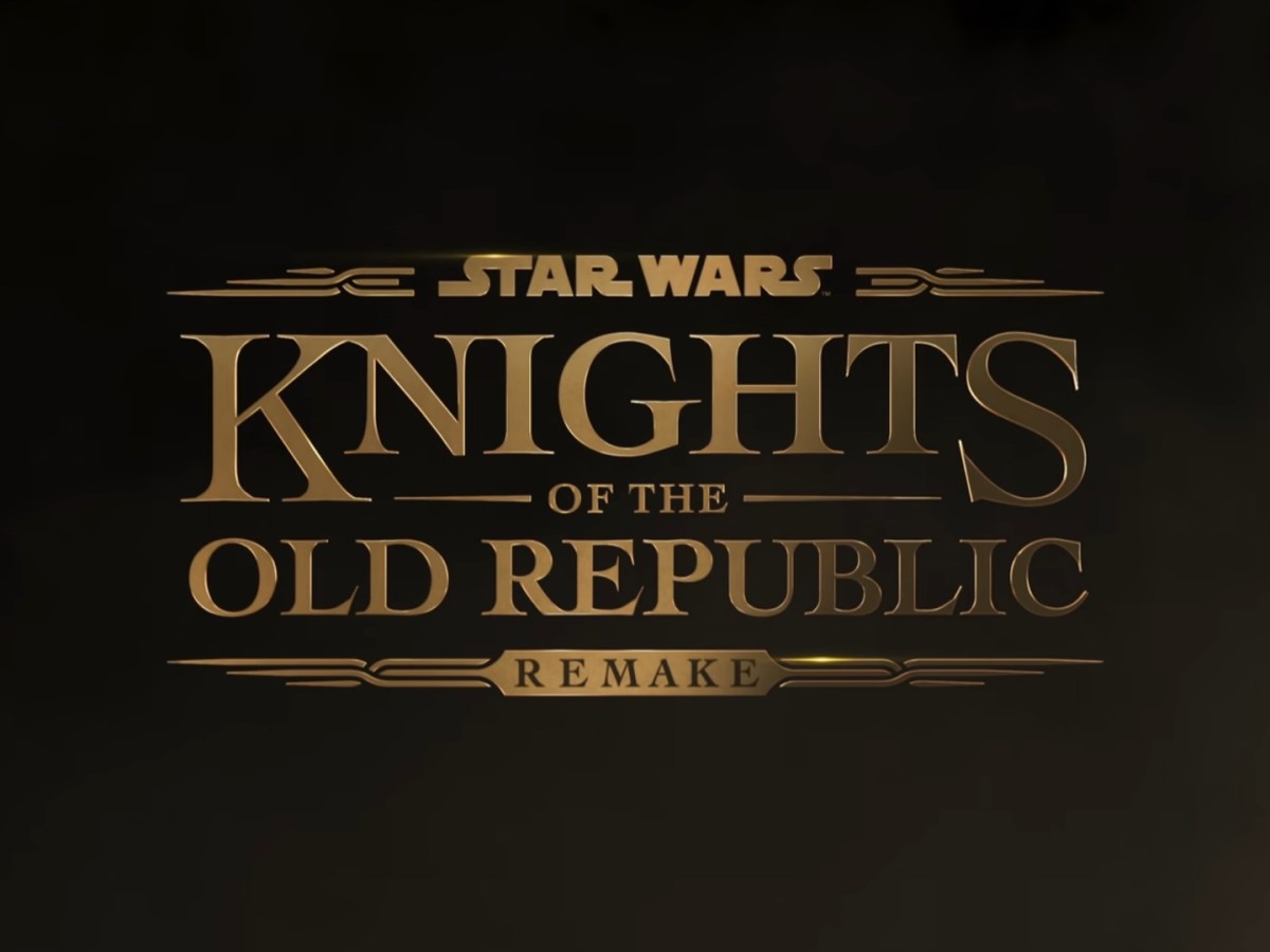 Knights of the Old Republic is being&nbsp;remade!