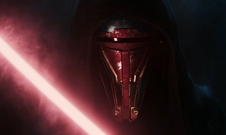 Still frame from the KotOR Remake teaser showing Revan.