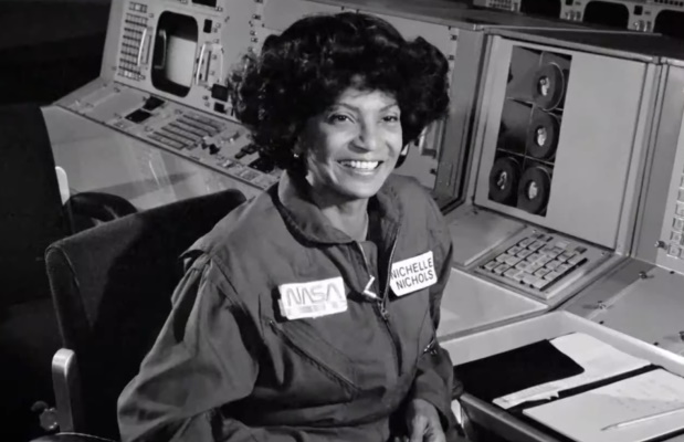 Photo of Nichelle Nichols at NASA