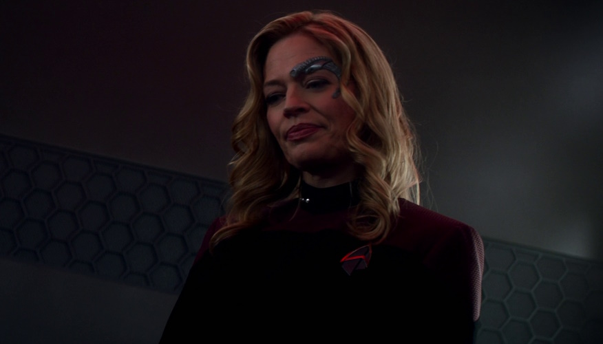 Still frame from Star Trek: Picard Season 3 showing Seven of Nine.