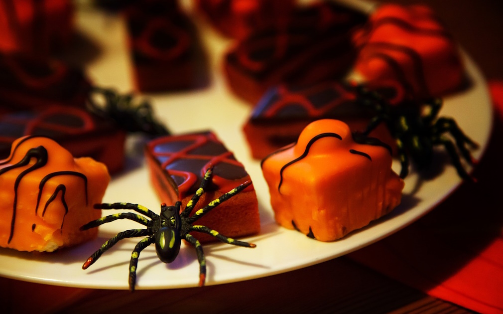 Stock photo of Halloween-themed food.