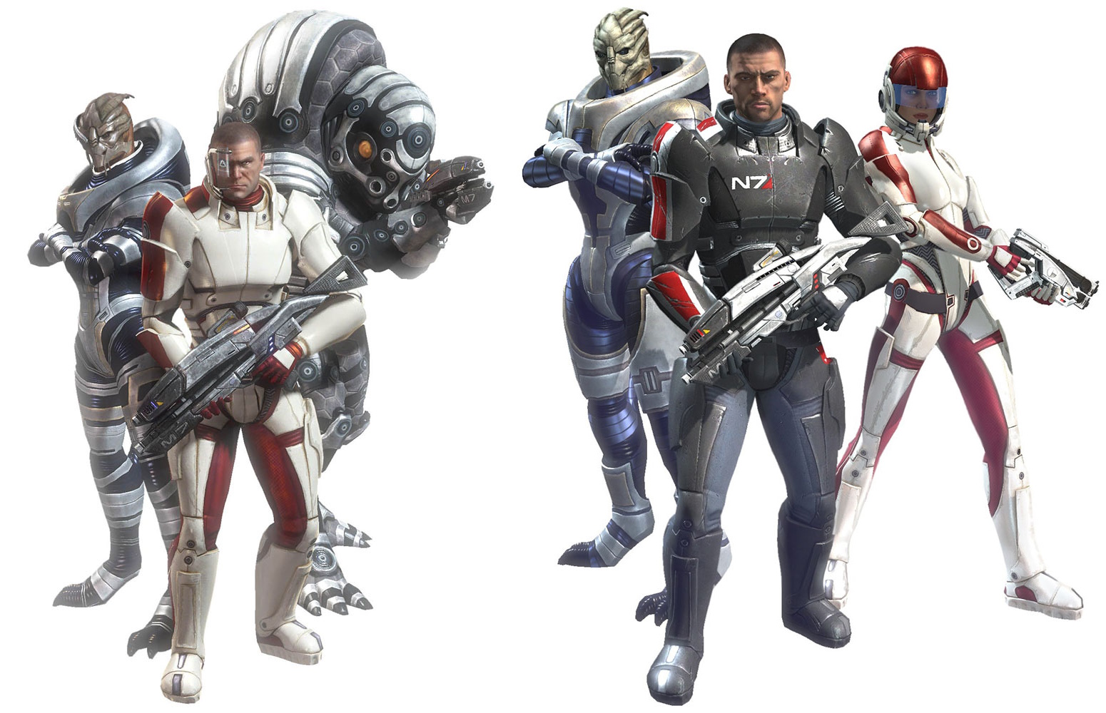 Concept art from Mass Effect 1.
