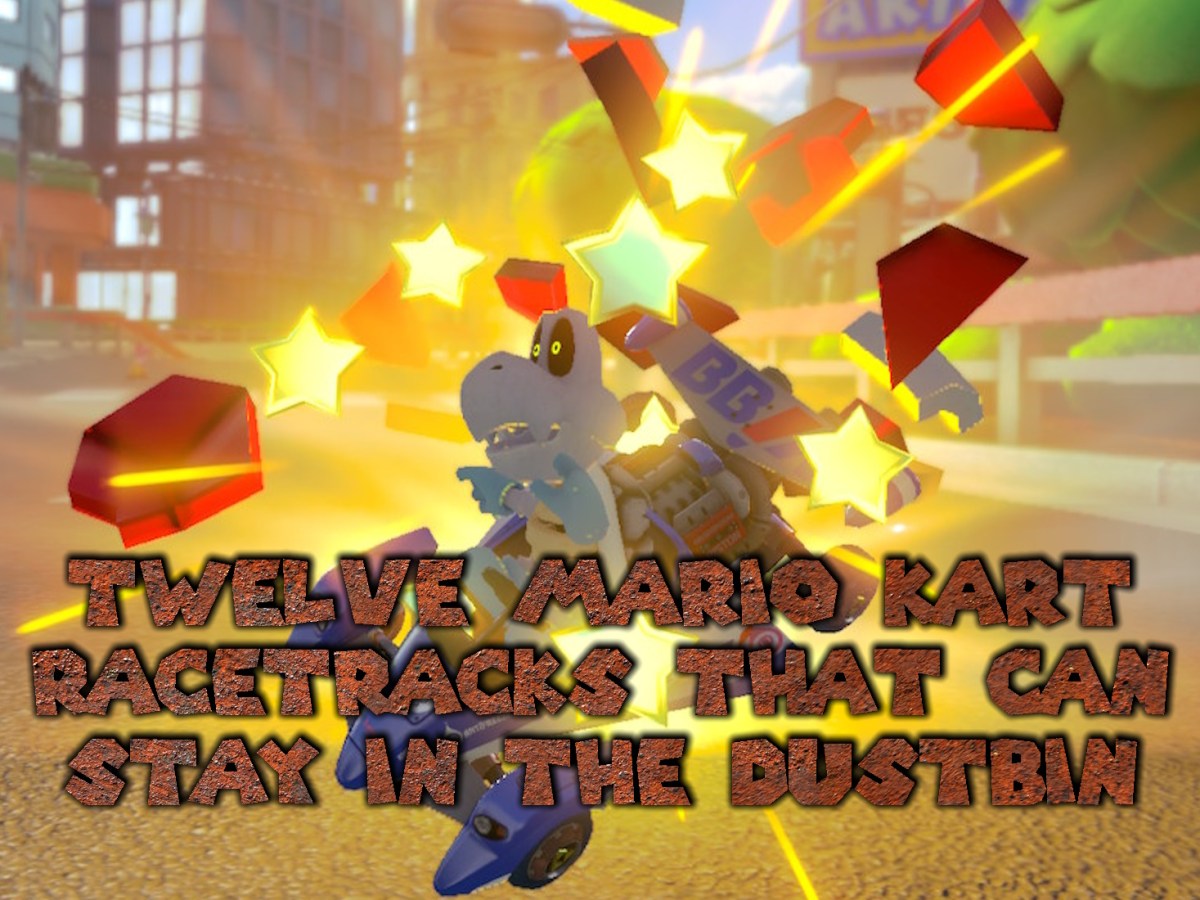 Twelve Mario Kart racetracks that can stay in the&nbsp;dustbin