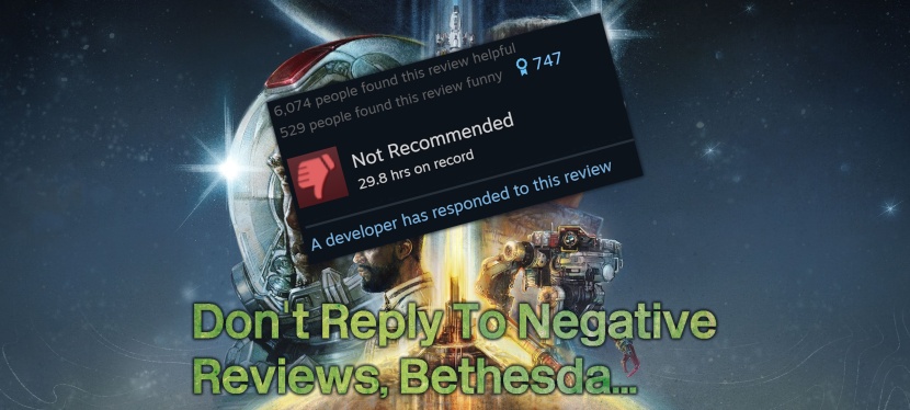 Don’t Reply To Negative Reviews, Bethesda…
