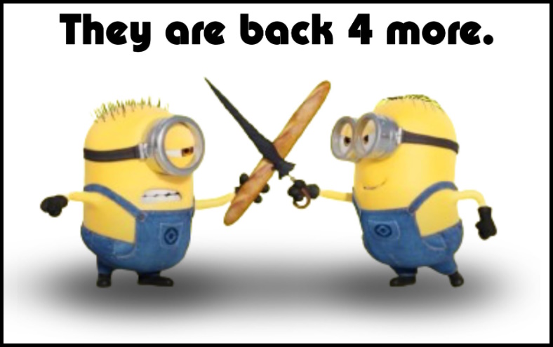 Cropped promo poster for Despicable Me 4.