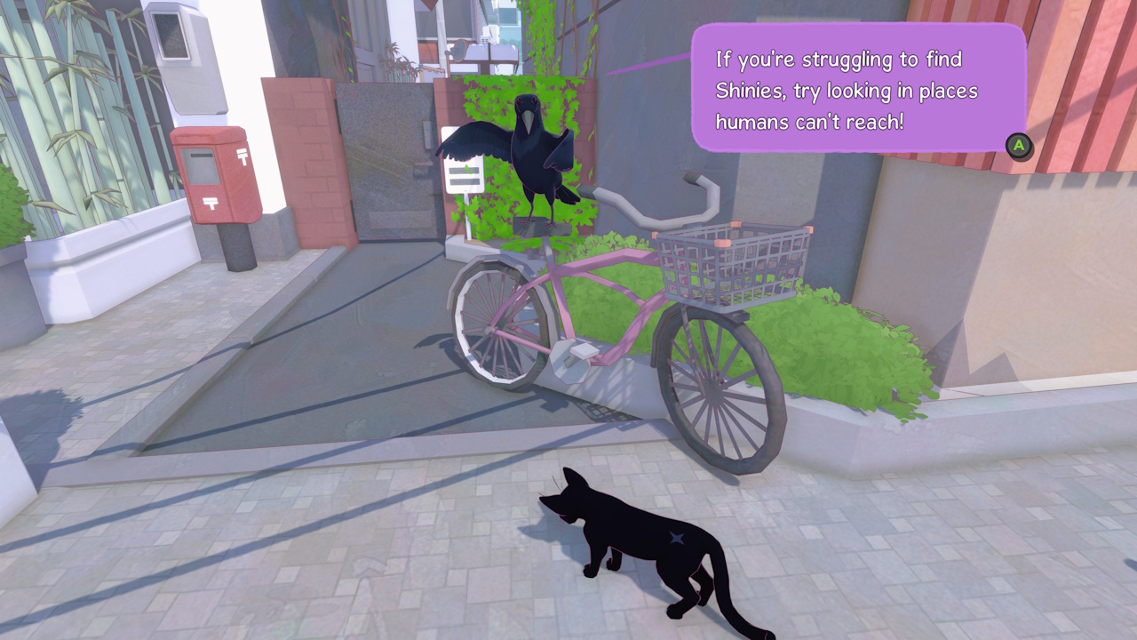 Screenshot of Little Kitty, Big City (2024) showing a dialogue box.