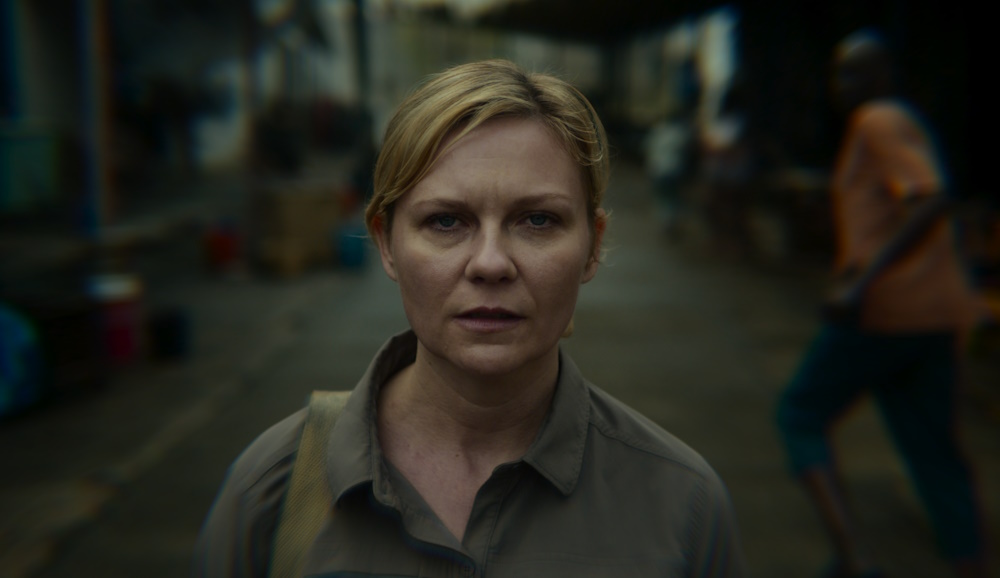 Still frame from Civil War (2024) showing the character of Lee during a flashback.