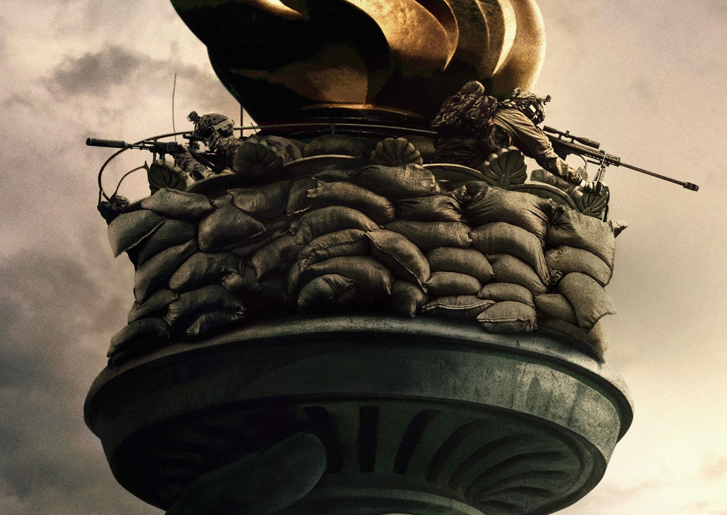 Promotional poster for Civil War (2024).