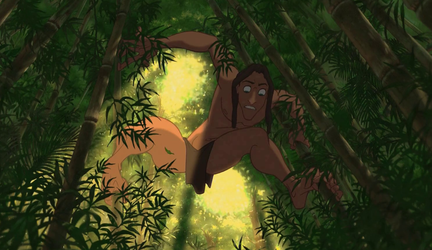 Still frame from Disney's Tarzan (1999).