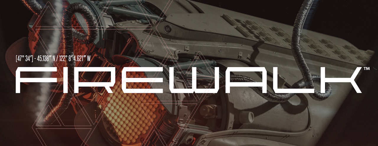 Firewalk Studios' logo as of 2024.