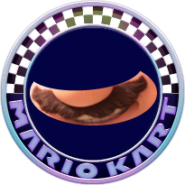 Fictional Mario Kart cup icon.