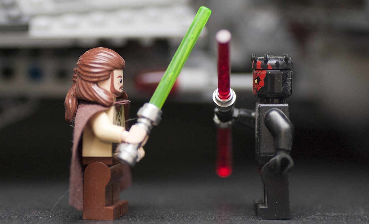 Lego Star Wars minifigures.