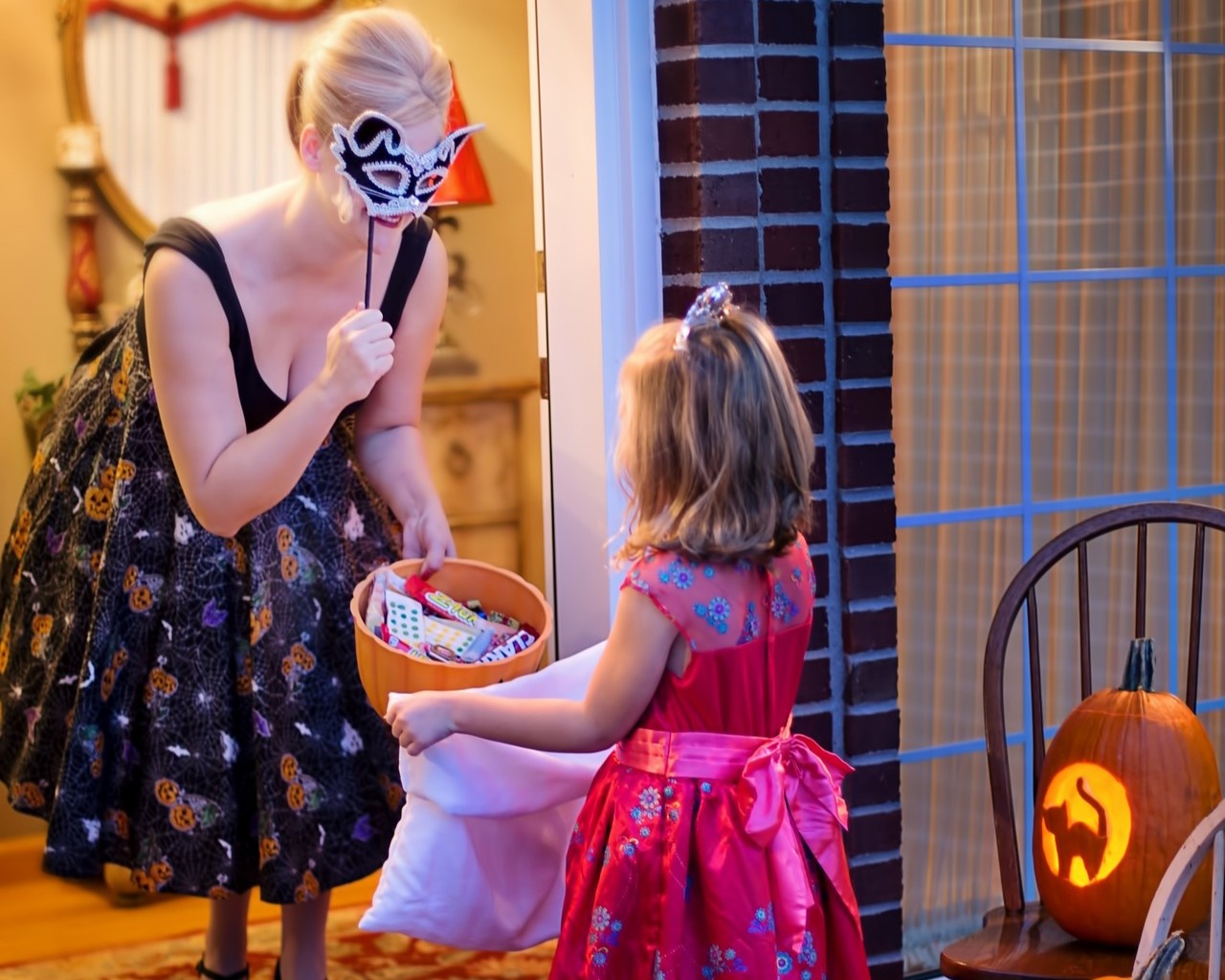 Stock photo of trick-or-treat