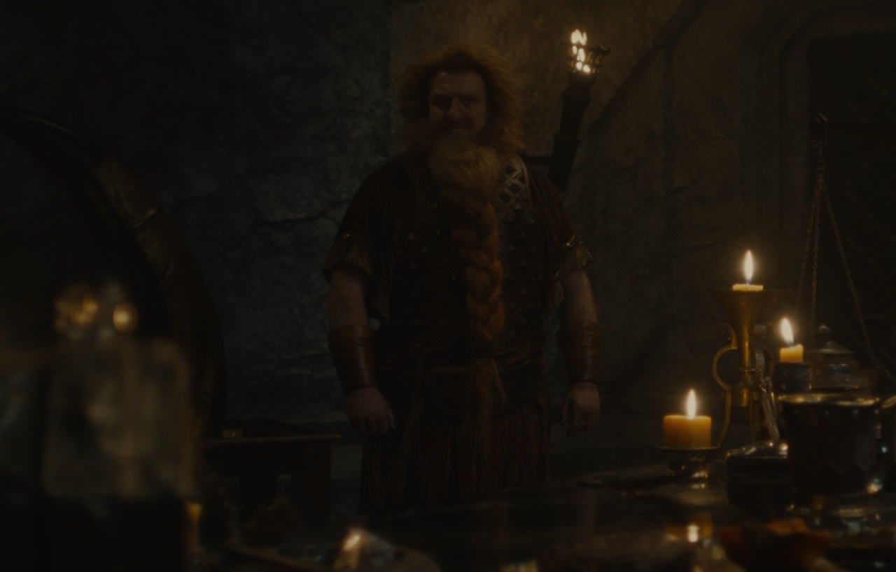 Still frame from The Lord of the Rings: The Rings of Power Season 2 (2024) showing Prince Durin of the Dwarves.