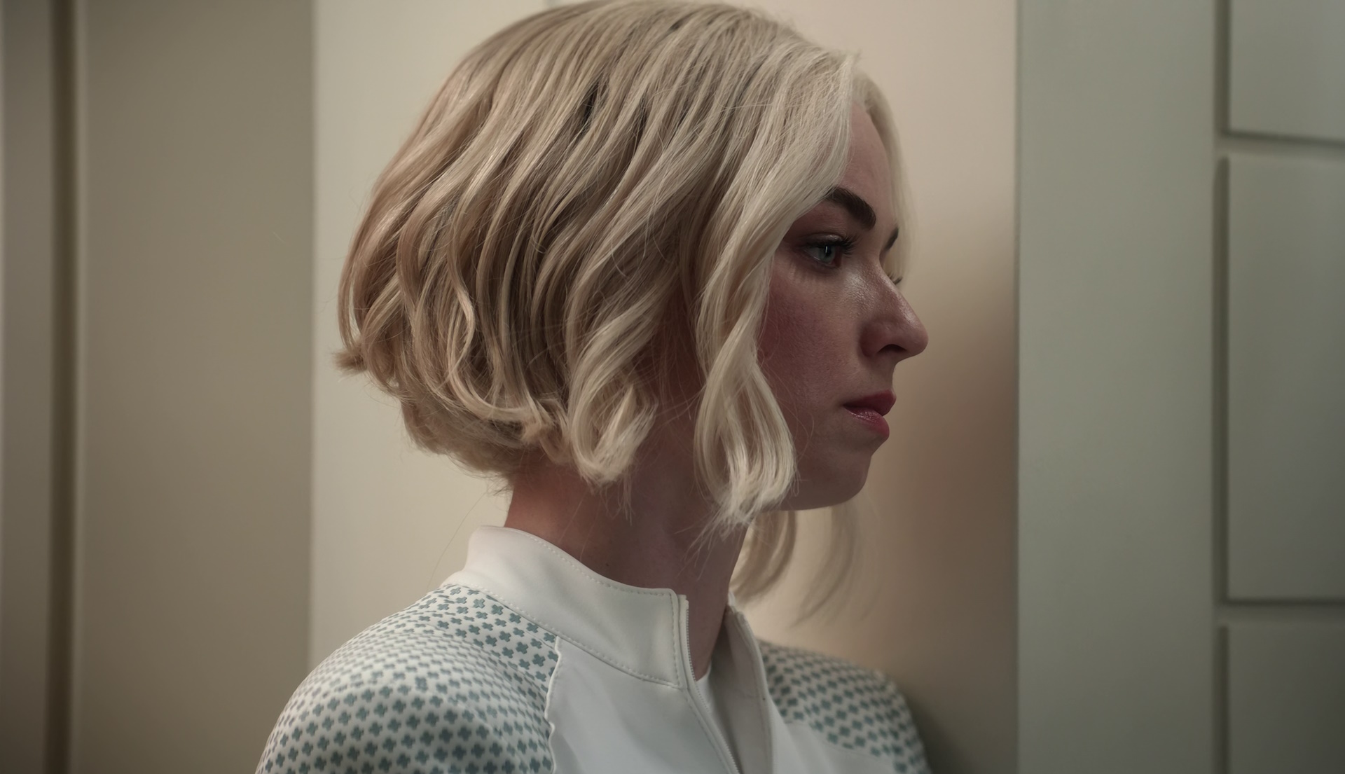 Still frame from Star Trek: Strange New Worlds Season 2 (2023) showing Nurse Chapel.