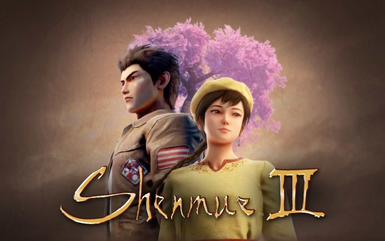 Promo image for Shenmue III with the game's logo attached.