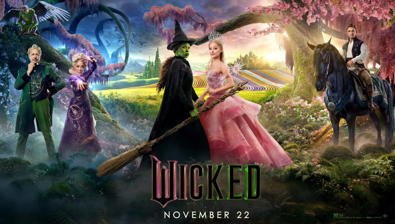 Promo poster for Wicked (2024).