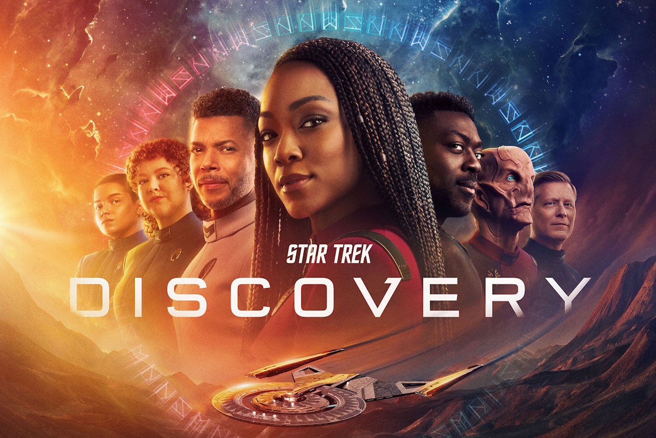 Cropped promo poster for Star Trek: Discovery Season 5.