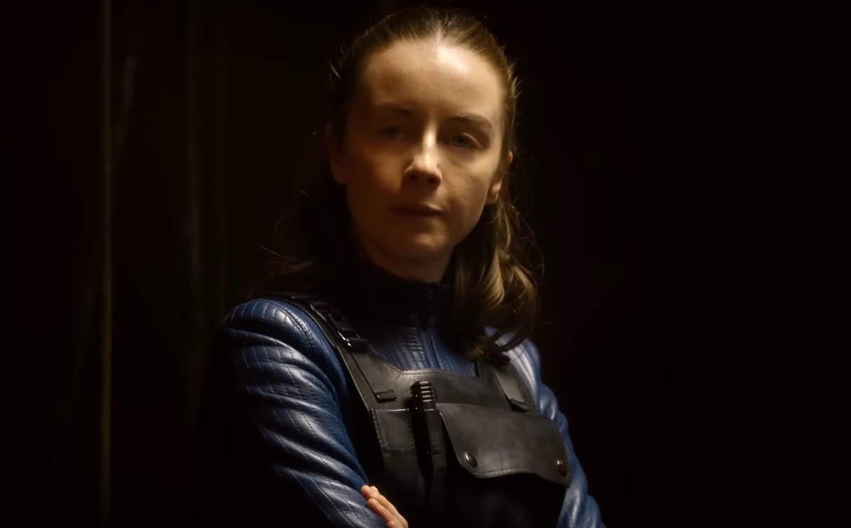 Still frame from the Section 31 trailer showing Rachel Garrett with her arms crossed.