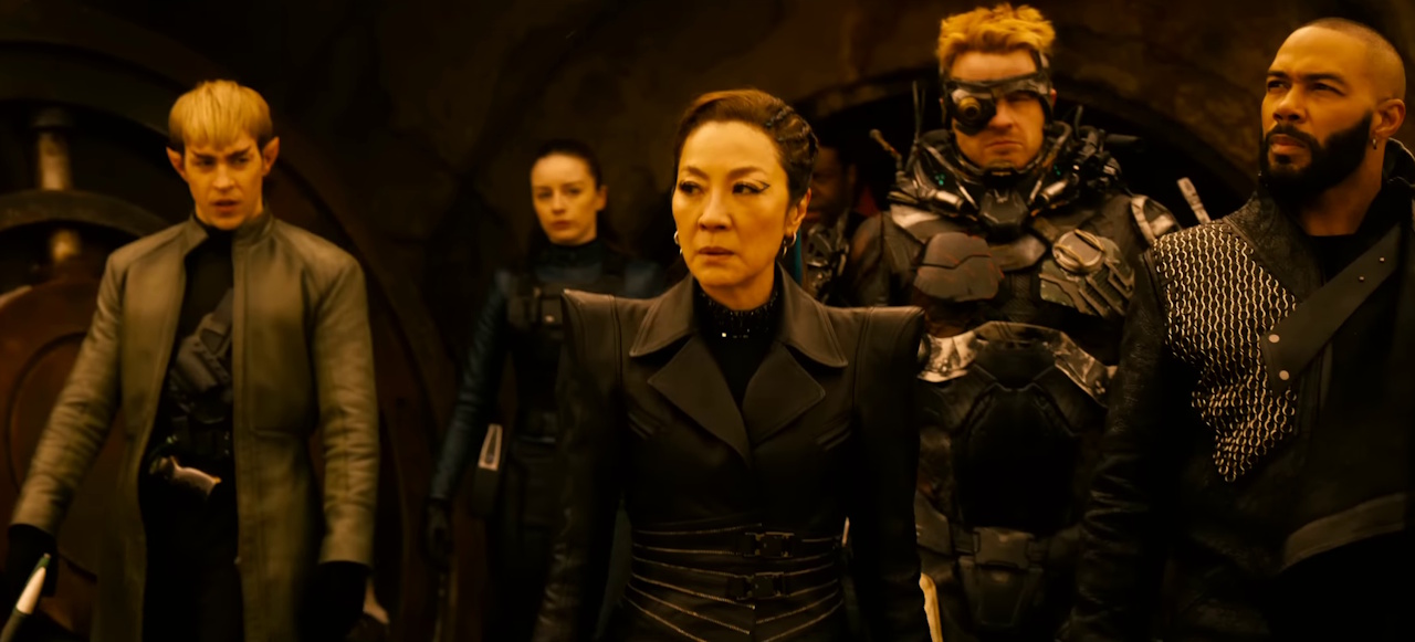 Still frame from the Section 31 trailer showing Georgiou and her team.