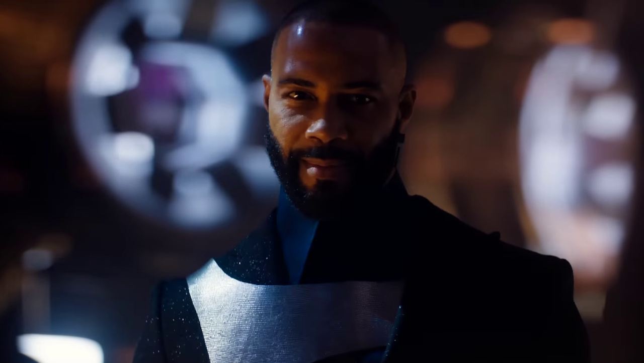 Still frame from the Section 31 trailer showing Sahar, the commander of S31.