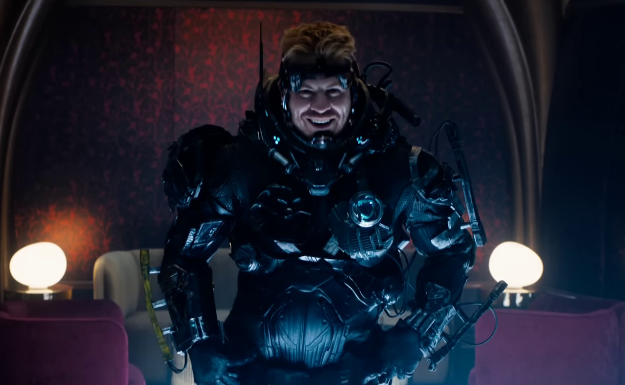 Still frame from the Section 31 trailer showing Zeph in his armour.