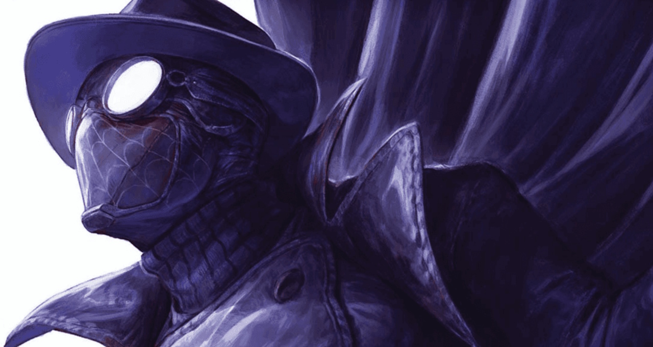 Promo artwork of Spider-Noir (the comic book version of the character).