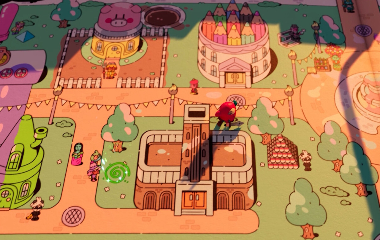 Promo screenshot of The Plucky Squire.