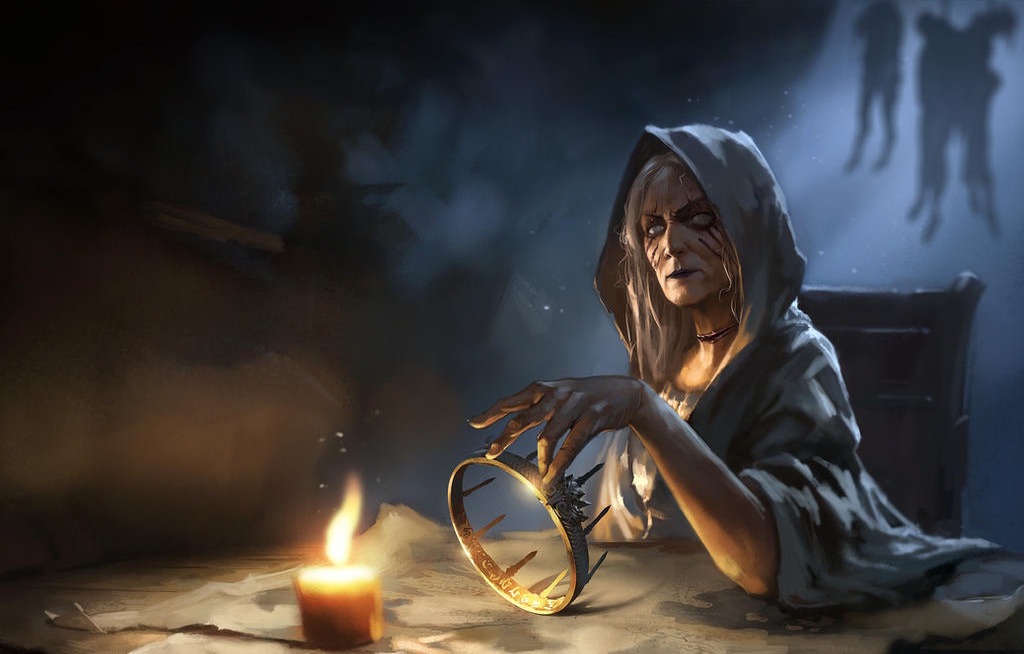 Digital painting of Lady Stoneheart from A Song of Ice and Fire by zippo514 on DeviantArt.