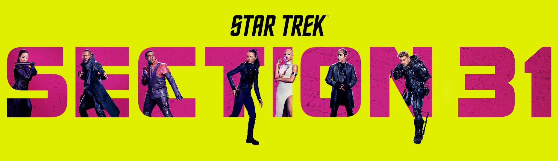 A cropped promotional poster for Star Trek: Section 31 showing the main cast members.