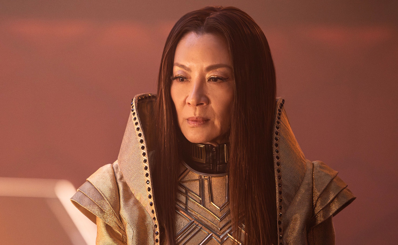 Promo photo from Star Trek: Section 31 (2025) showing Georgiou wearing a golden outfit.