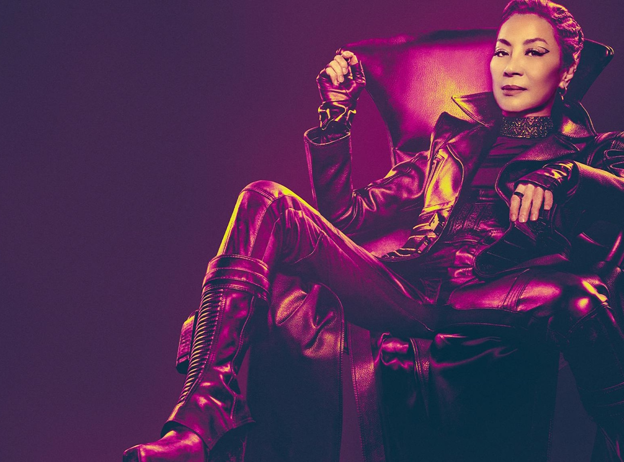 Promo poster from Star Trek: Section 31 (2025) showing Georgiou sitting down.