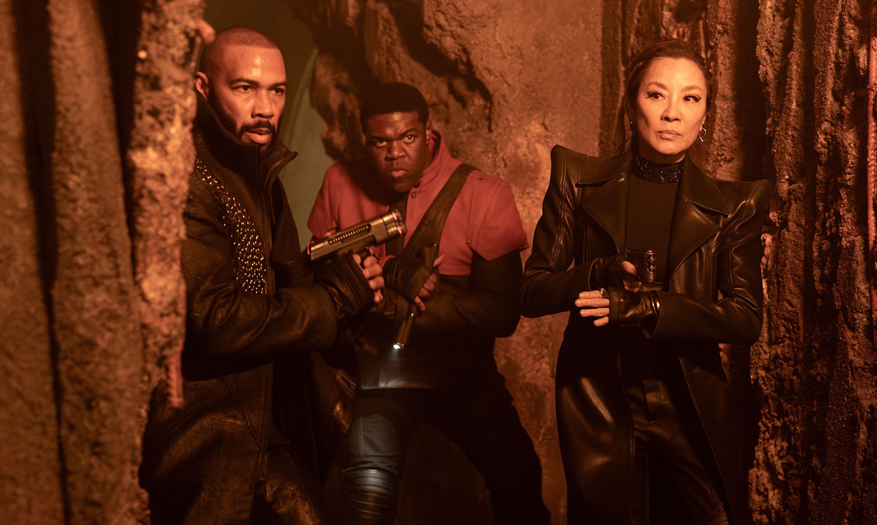 Promo photo for Star Trek: Section 31 showing Georgiou and two other operatives.