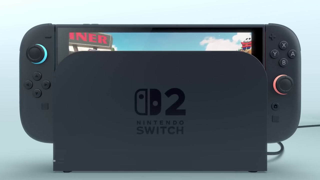 Still frame from the Nintendo Switch 2 trailer.