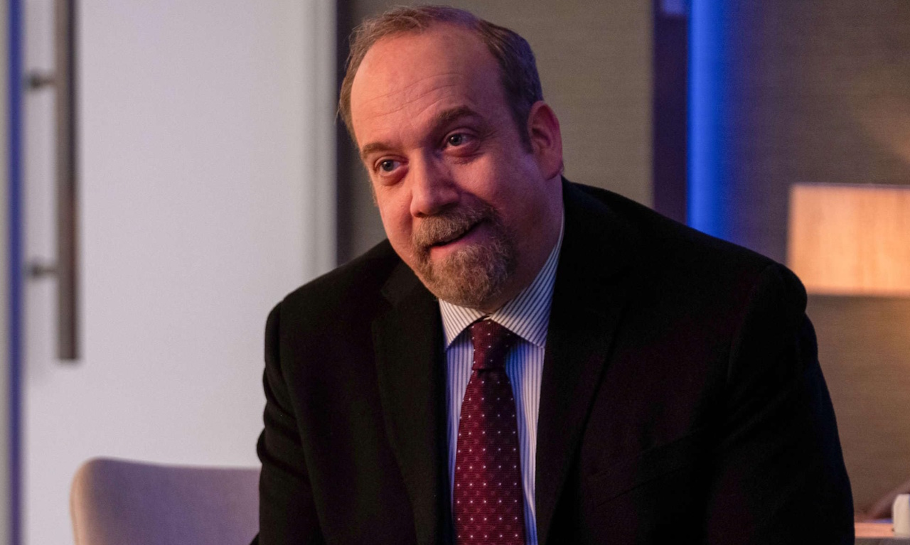 Still frame from Billions showing Paul Giamatti's character.