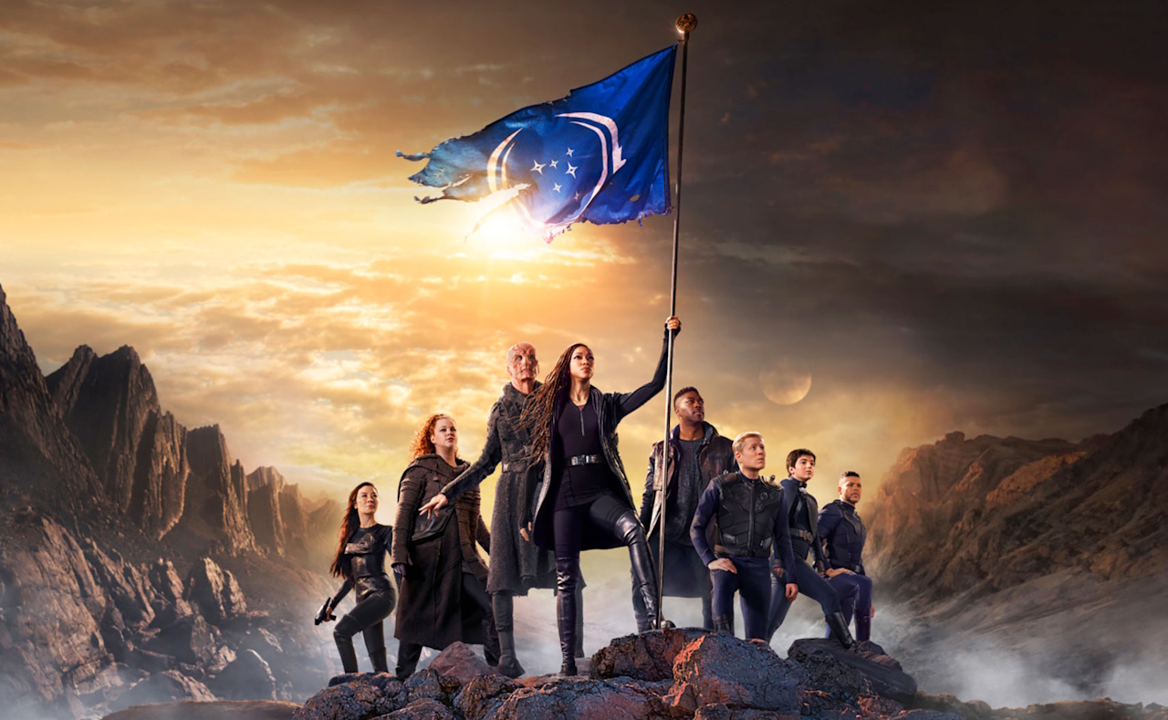 Cropped promo poster for Star Trek: Discovery's third season.