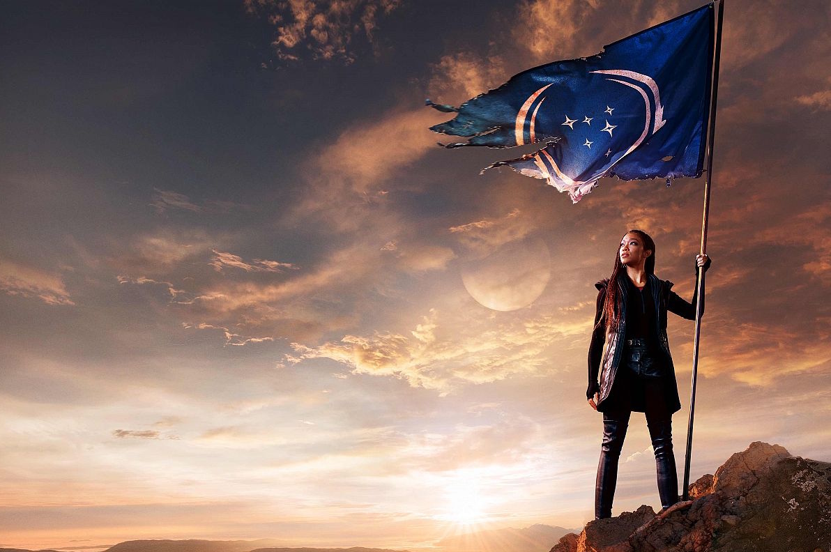 Cropped promo poster for Star Trek: Discovery's third season.