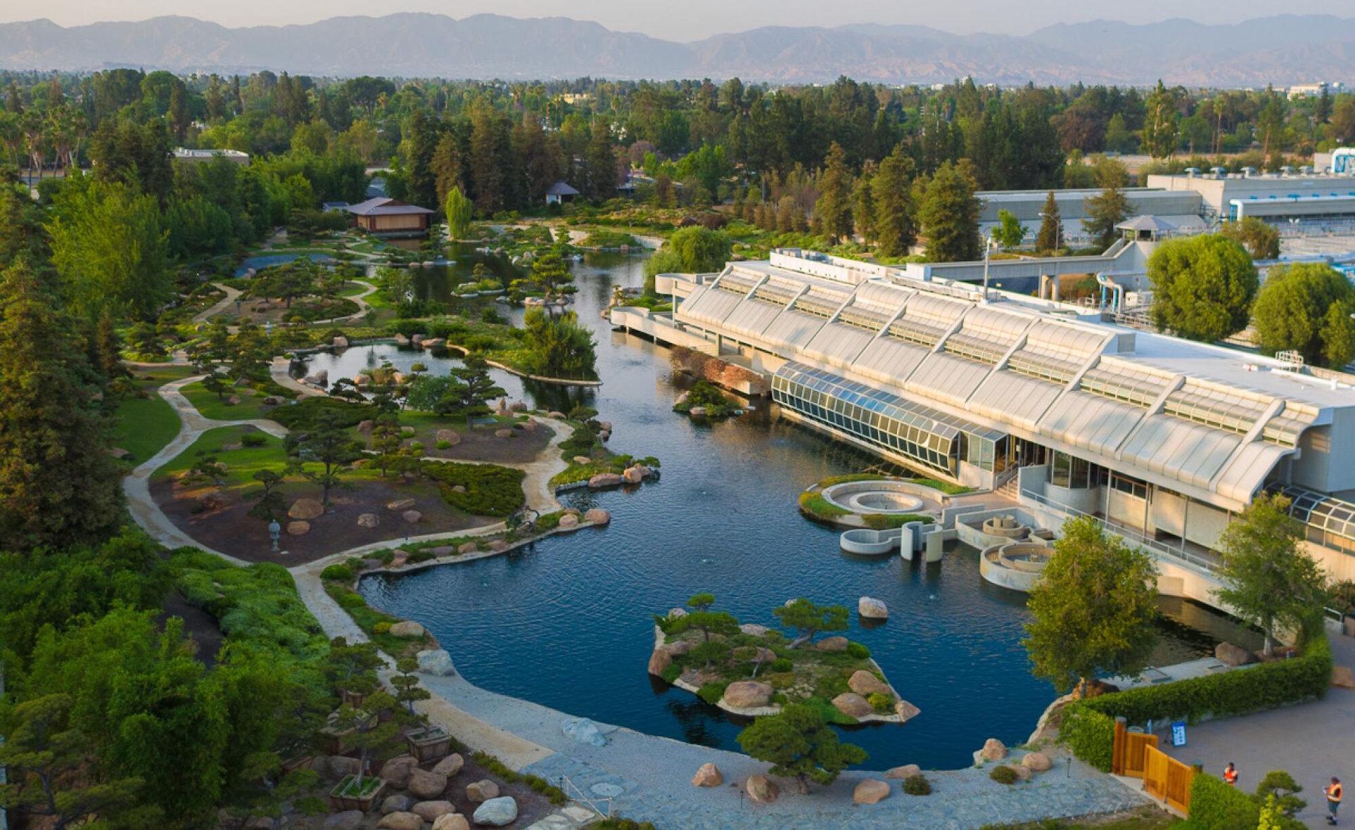 Aeriel photo of the Tillman Water Reclamation Plant in Los Angeles.