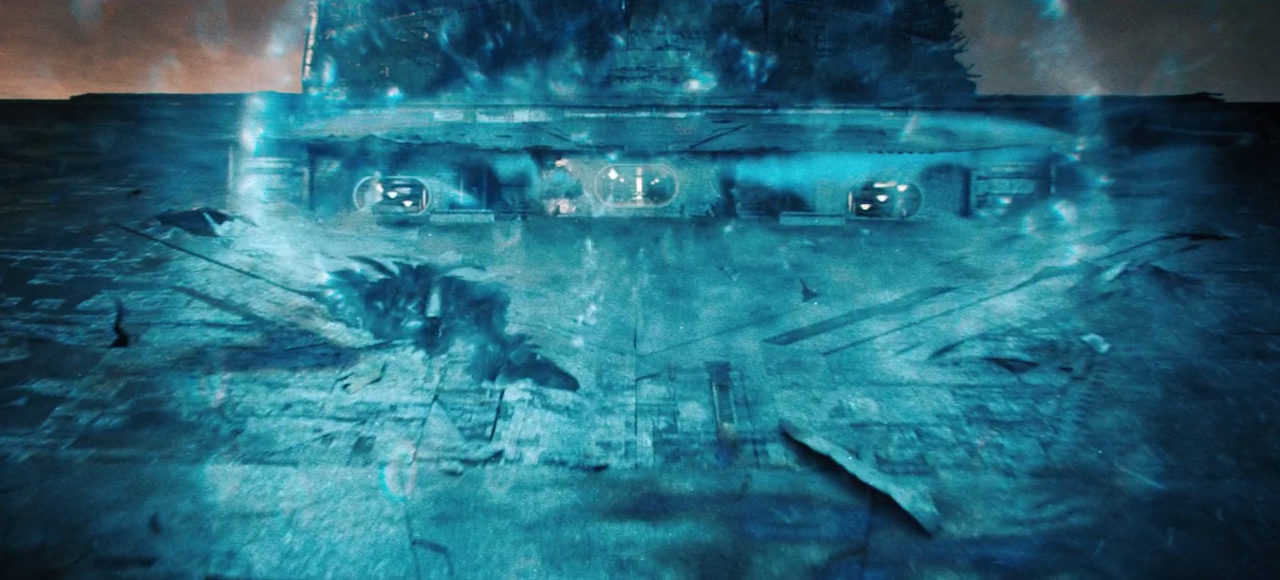 Still frame from That Hope Is You II showing a simulation/recording of the origin of the Burn.