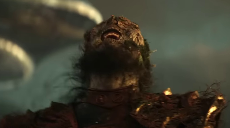 Still frame from Star Trek: Strange New Worlds Season 3 showing a zombie.