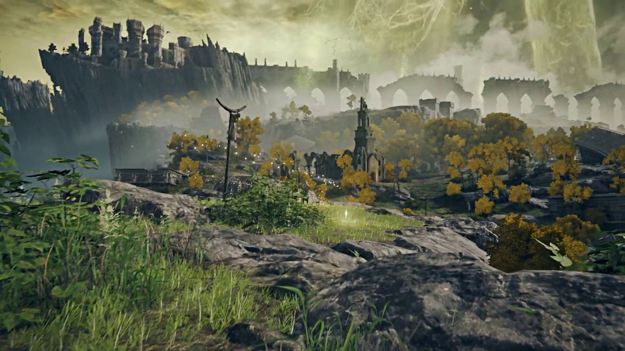 Still frame from the Nintendo Direct: Switch 2 broadcast showing Elden Ring.