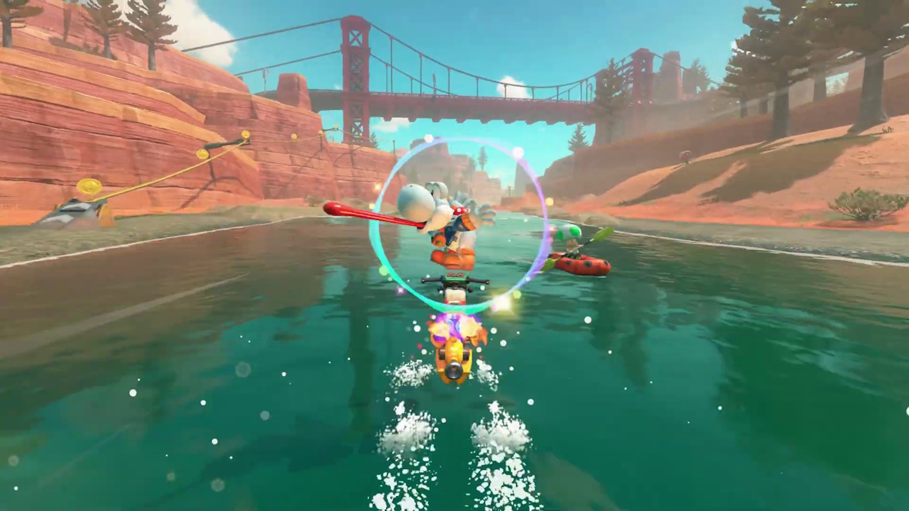 Still frame from the Nintendo Direct: Switch 2 broadcast showing Mario Kart World.