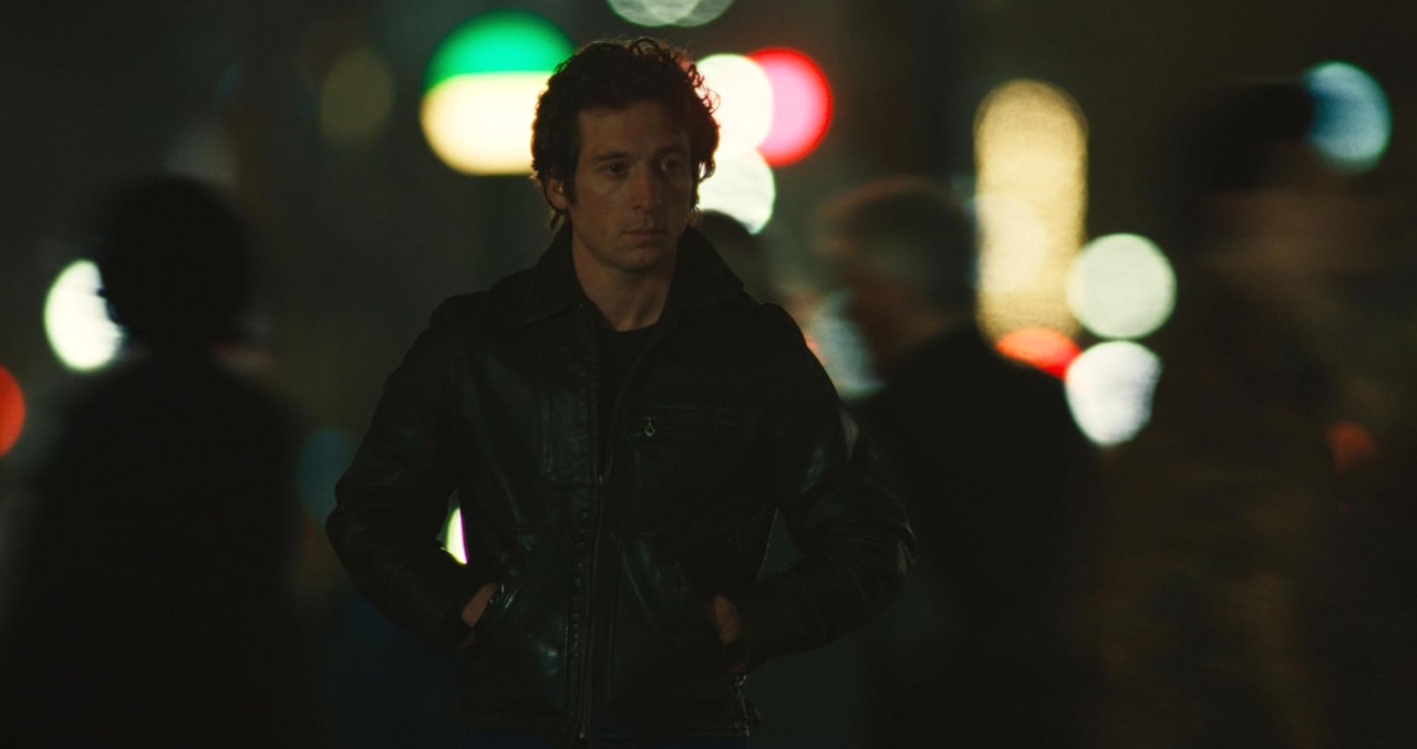Promo still for Springsteen: Deliver Me From Nowhere showing the title character.