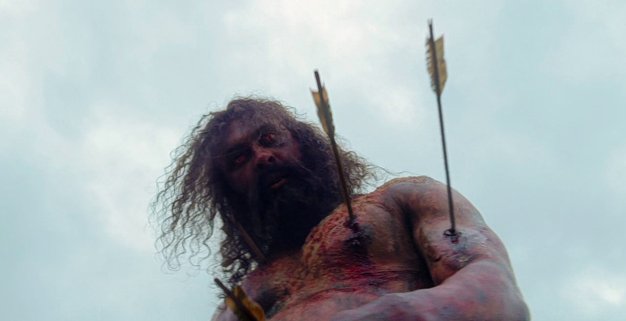 Still frame from 28 Years Later (2025) showing "Samson," one of the alphas.