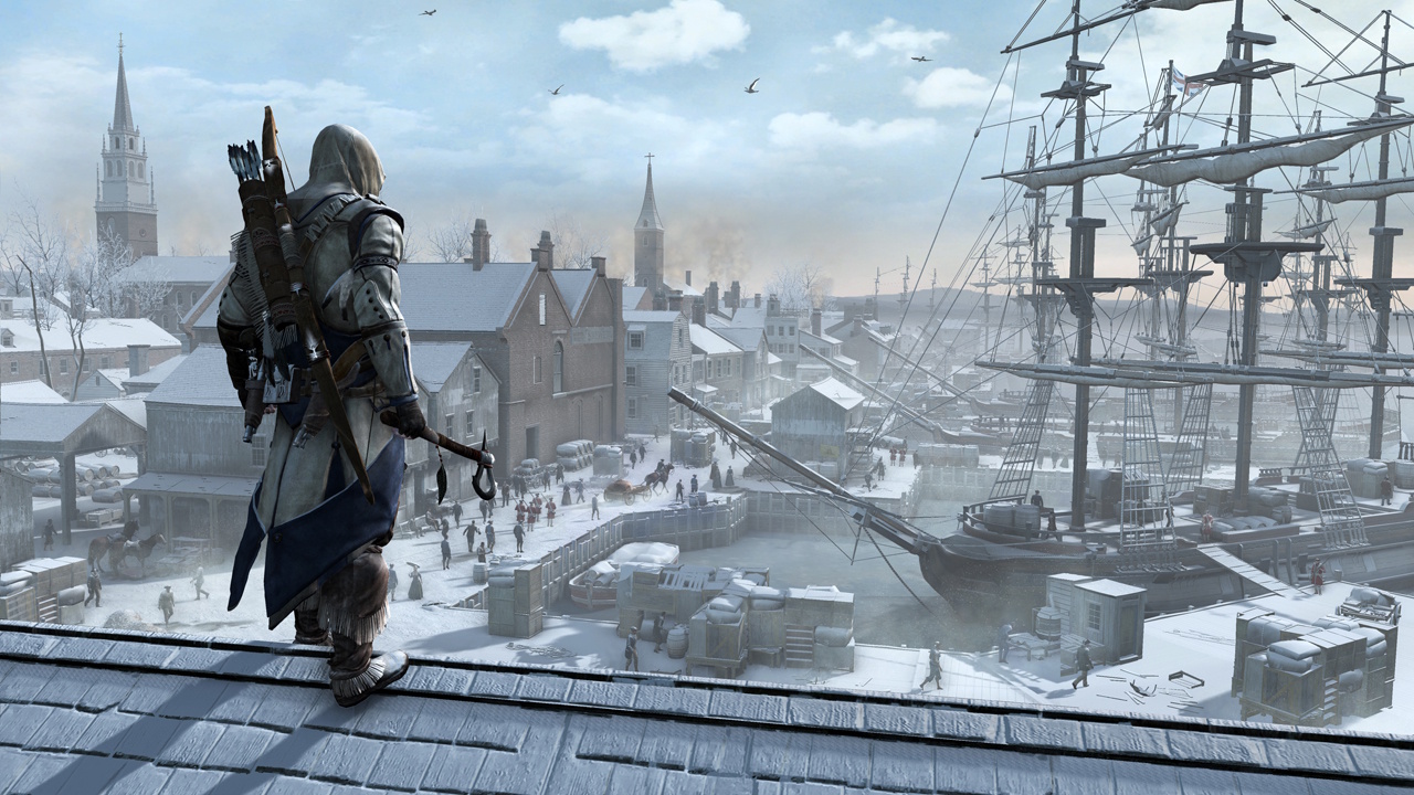 Promo art for Assassin's Creed 3.