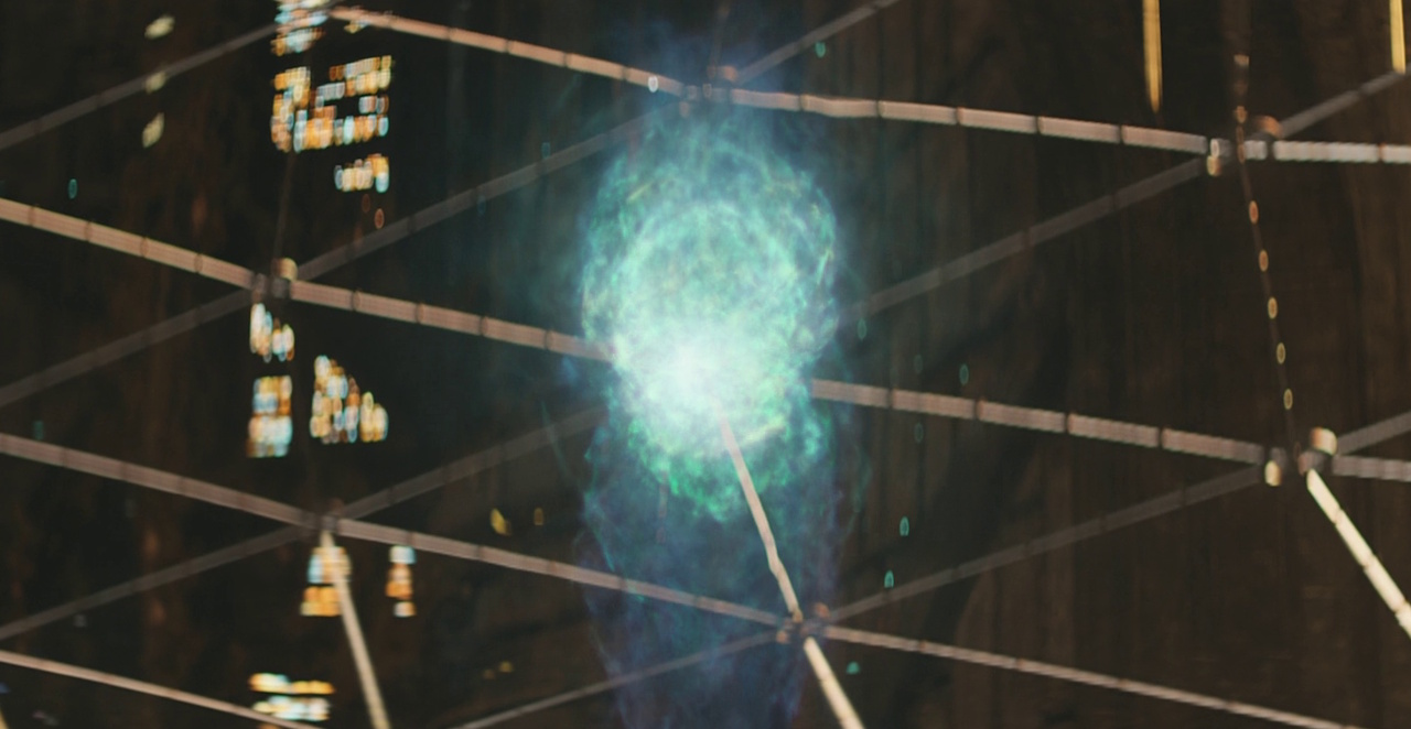 Still frame from Star Trek: Strange New Worlds 3x02 Wedding Bell Blues showing an energy life-form.