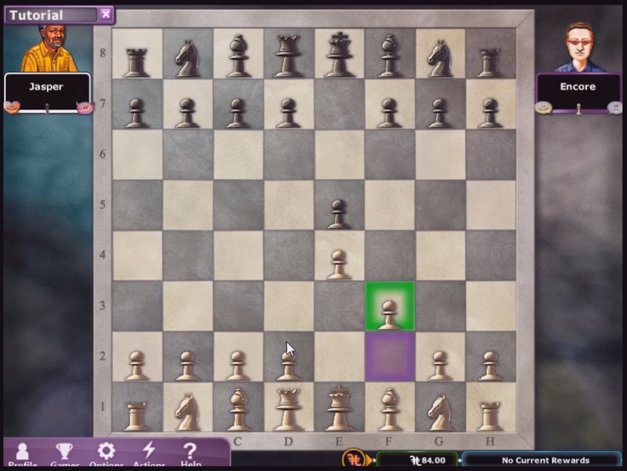 Screenshot of Encore Classic Puzzle & Board Games showing Chess.