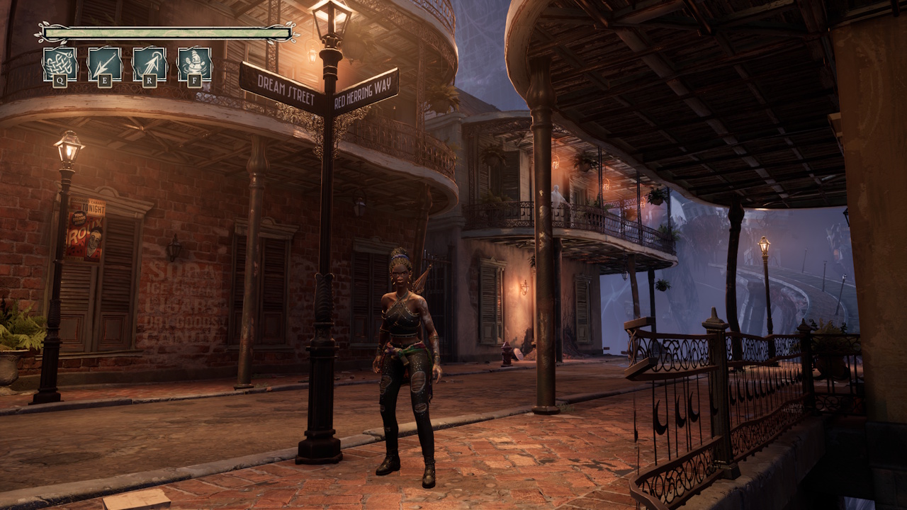 Screenshot from South of Midnight (2025) showing Hazel in the nightmare realm.