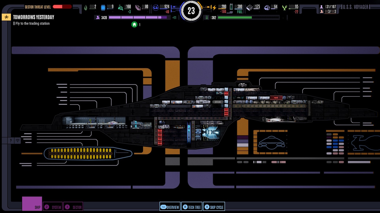 Promotional screenshot for Star Trek Voyager: Across the Unknown.