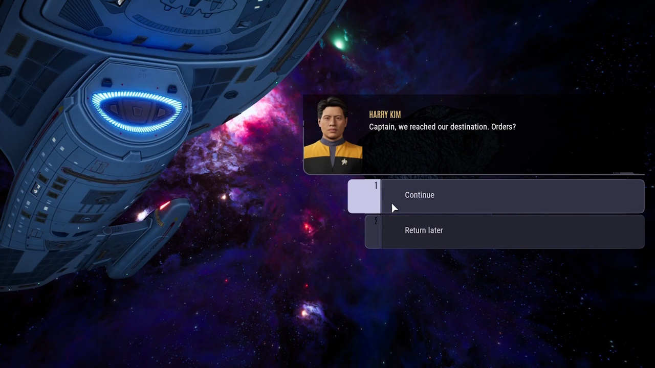 Promotional screenshot for Star Trek Voyager: Across the Unknown.